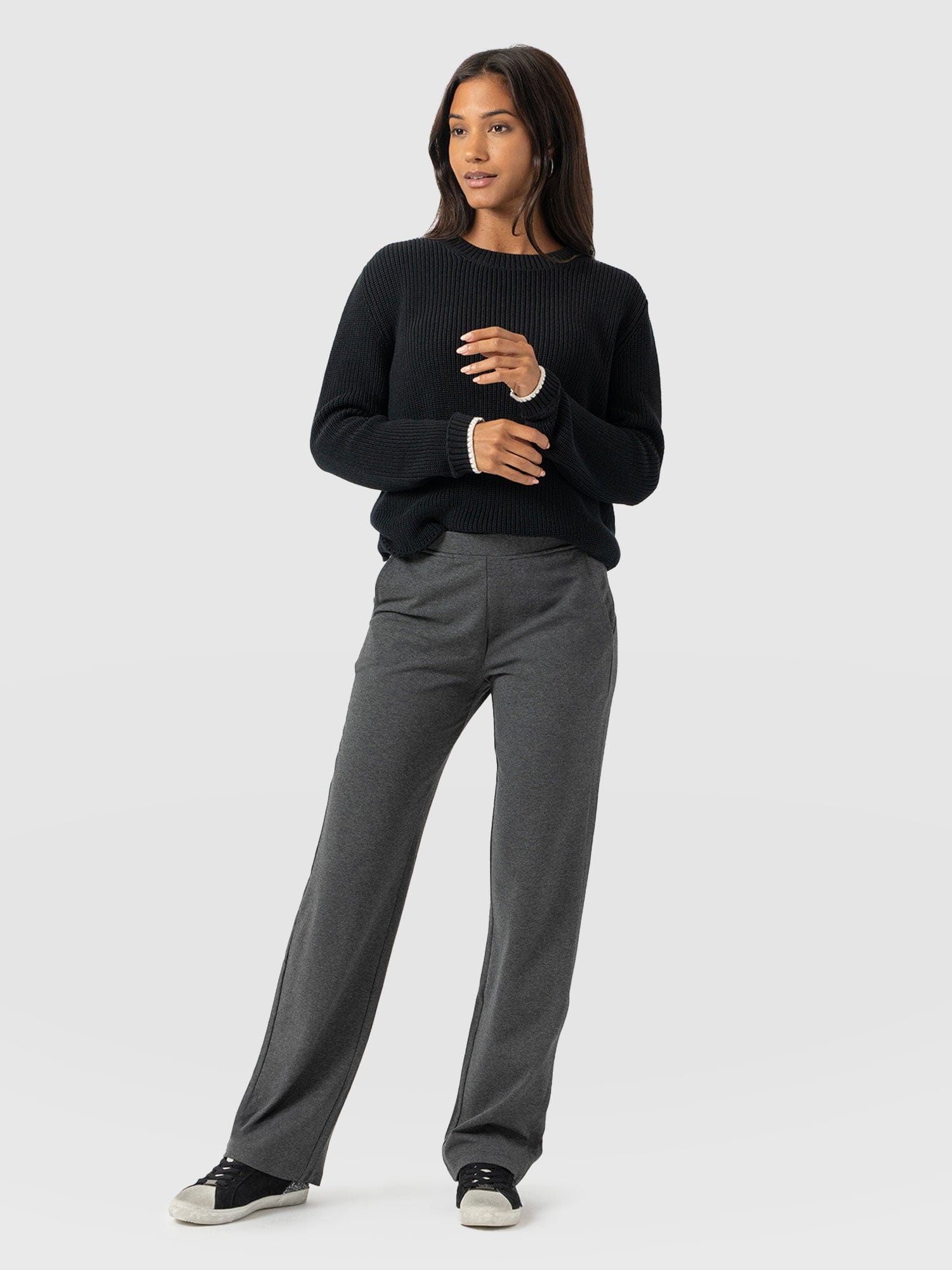 Apartment Pant Charcoal - Women's Trousers | Saint + Sofia® EU